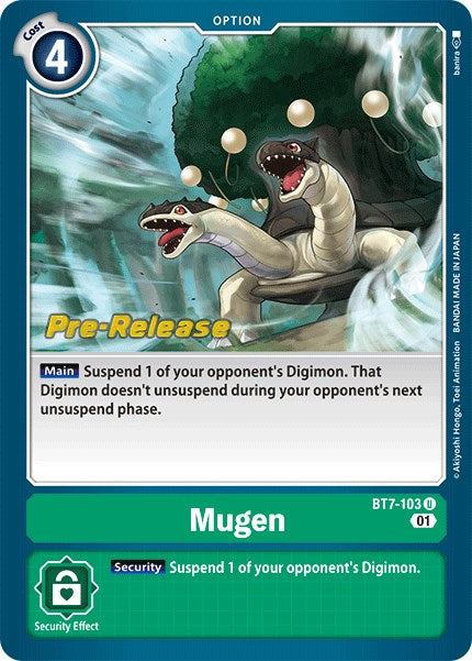 Mugen [BT7-103] [Next Adventure Pre-Release Cards] | Total Play