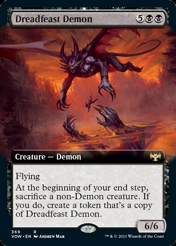 Dreadfeast Demon (Extended Art) [Innistrad: Crimson Vow] | Total Play