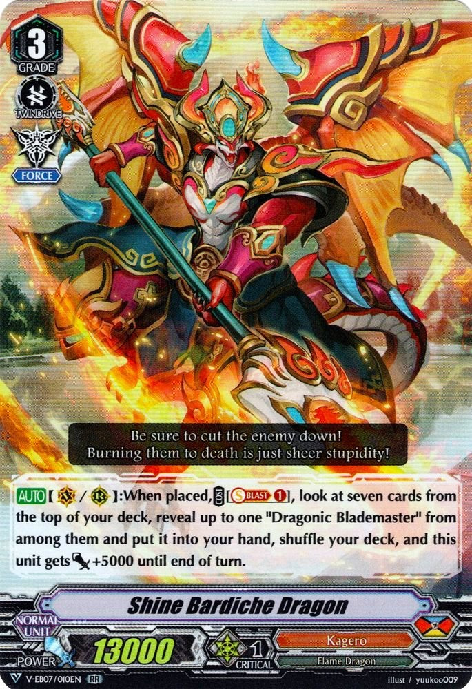 Shine Bardiche Dragon (V-EB07/010EN) [The Heroic Evolution] | Total Play