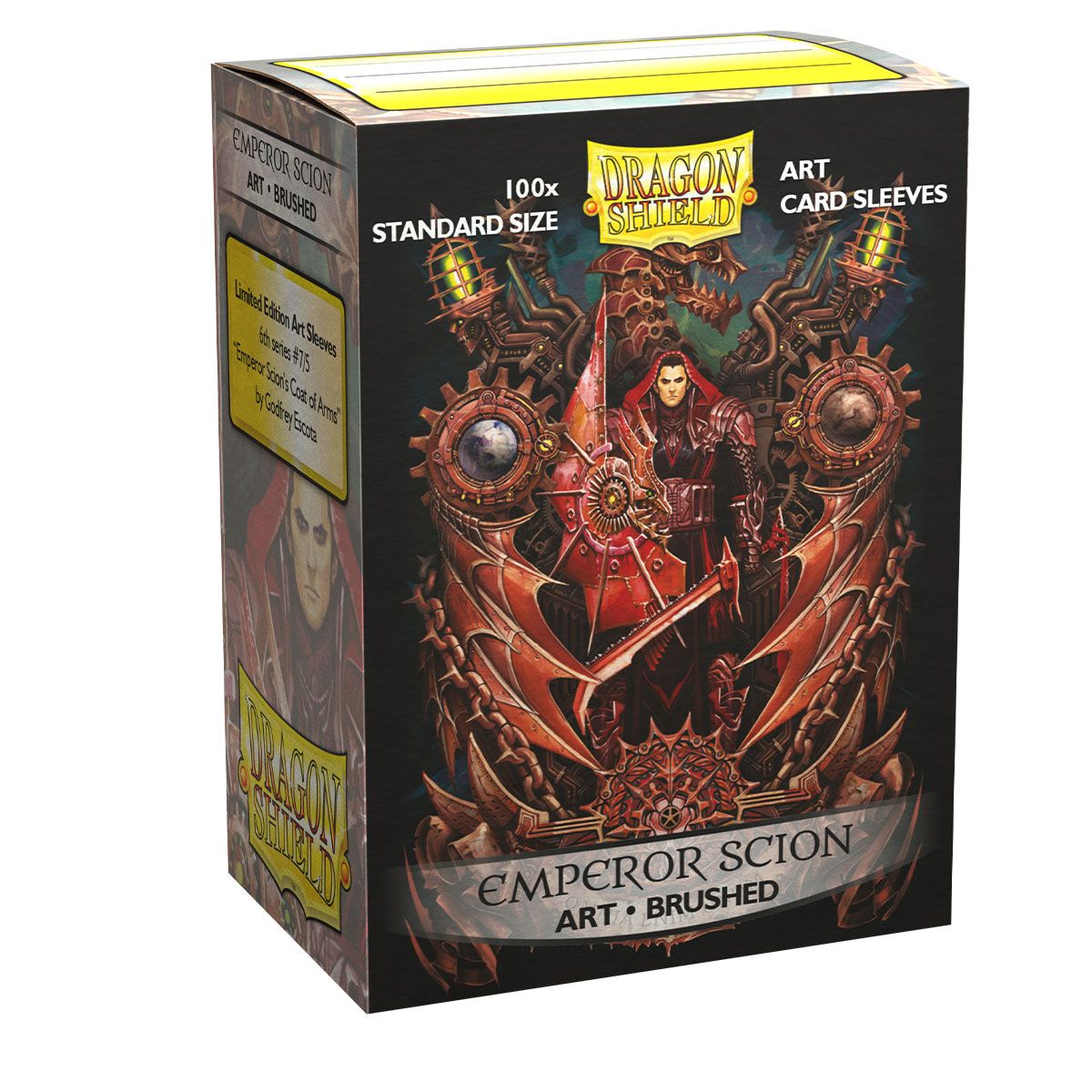 Dragon Shield: Standard 100ct Brushed Art Sleeves - Emperor Scion | Total Play