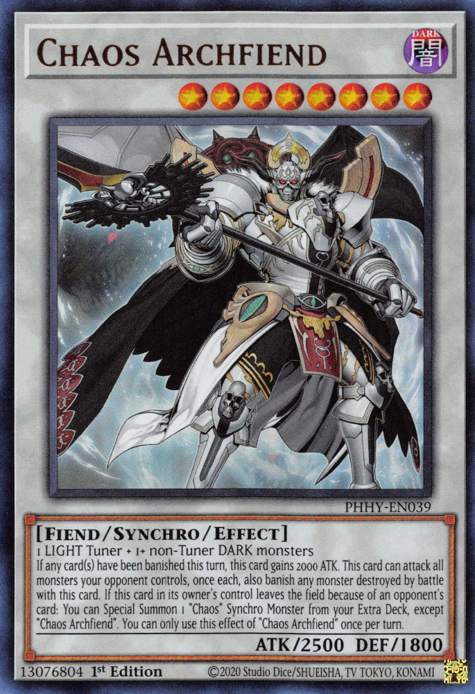 Chaos Archfiend [PHHY-EN039] Ultra Rare | Total Play