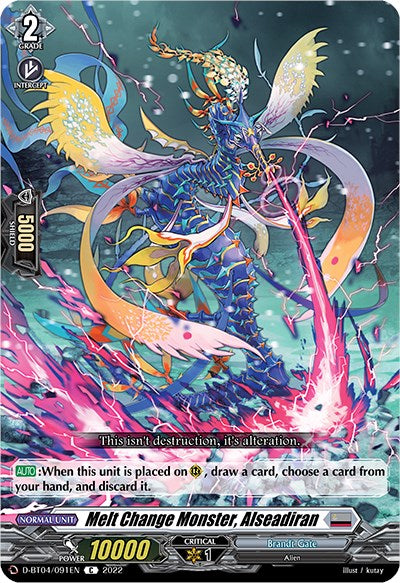 Melt Change Monster, Alseadiran (D-BT04/091EN) [Awakening of Chakrabarthi] | Total Play