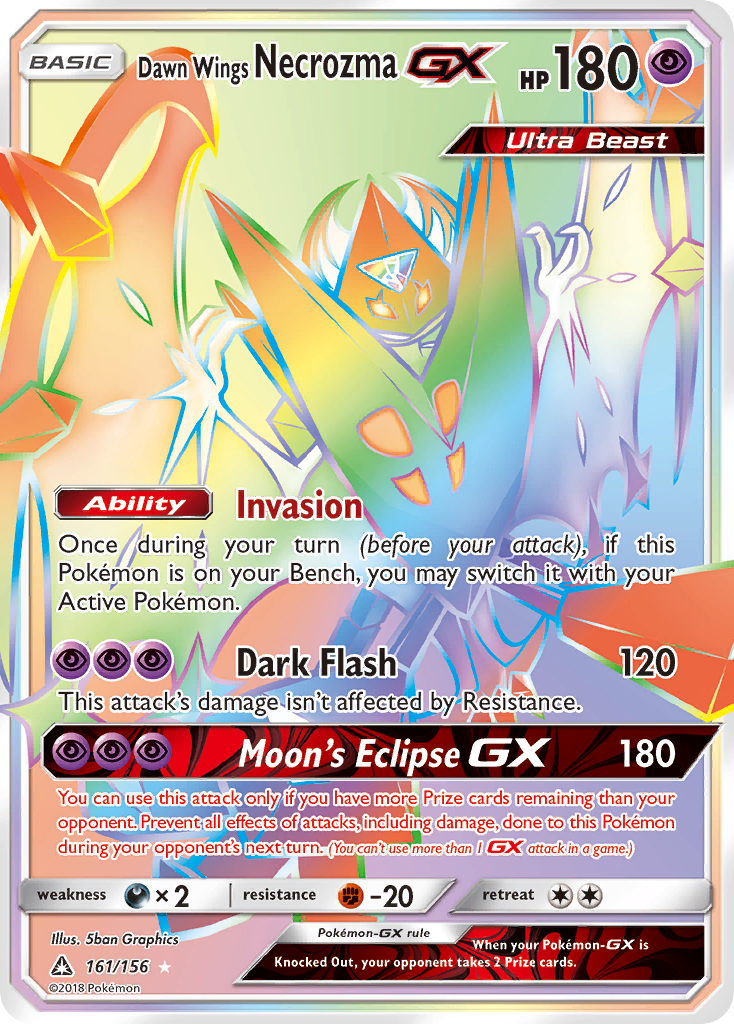 Dawn Wings Necrozma GX (161/156) [Sun & Moon: Ultra Prism] | Total Play