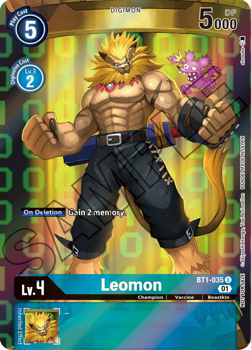 Leomon [BT1-035] (Tamer's Card Set 1) [Release Special Booster Ver.1.0] | Total Play
