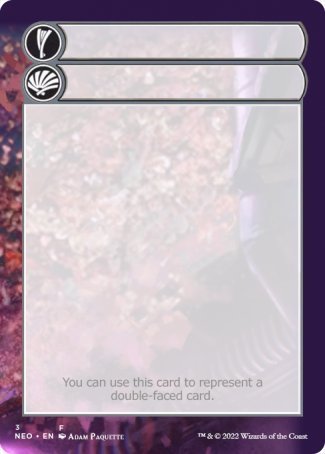 Helper Card (3/9) [Kamigawa: Neon Dynasty Tokens] | Total Play