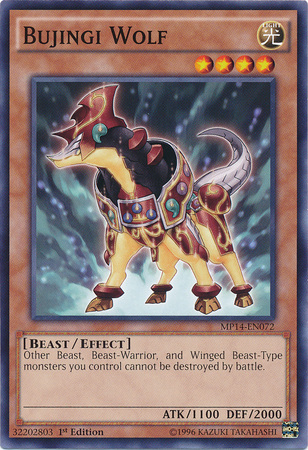 Bujingi Wolf [MP14-EN072] Common | Total Play