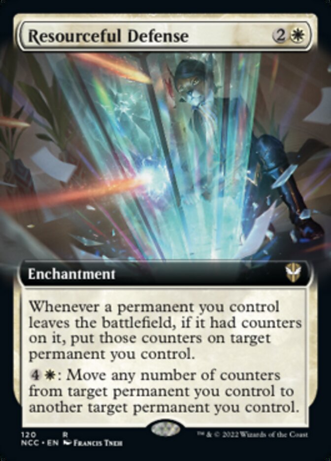 Resourceful Defense (Extended Art) [Streets of New Capenna Commander] | Total Play