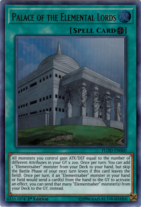 Palace of the Elemental Lords [FLOD-EN060] Ultra Rare | Total Play