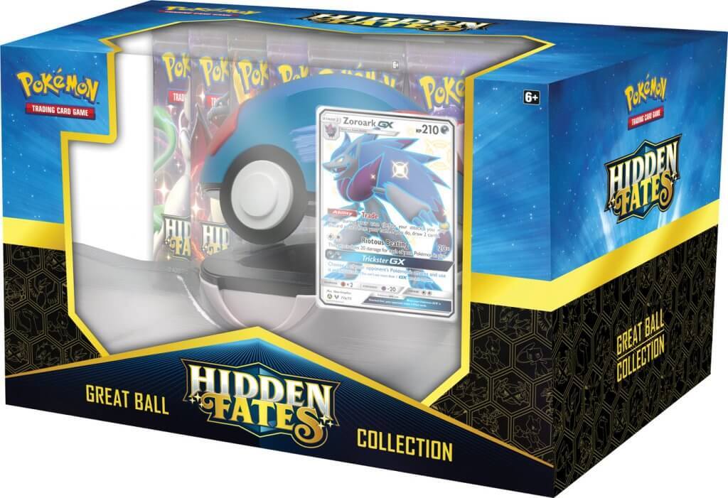 Hidden Fates - Great Ball Collection (Shiny Zoroark GX) | Total Play