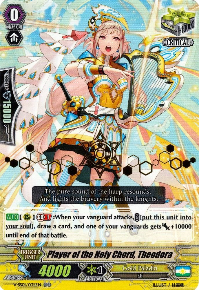 Player of the Holy Chord, Theodora (Hot Stamped) (V-SS01/035EN) [Premium Collection 2019] | Total Play