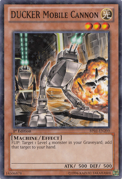 DUCKER Mobile Cannon [BP01-EN200] Starfoil Rare | Total Play