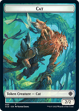 Insect // Cat Double-Sided Token [Starter Commander Decks] | Total Play