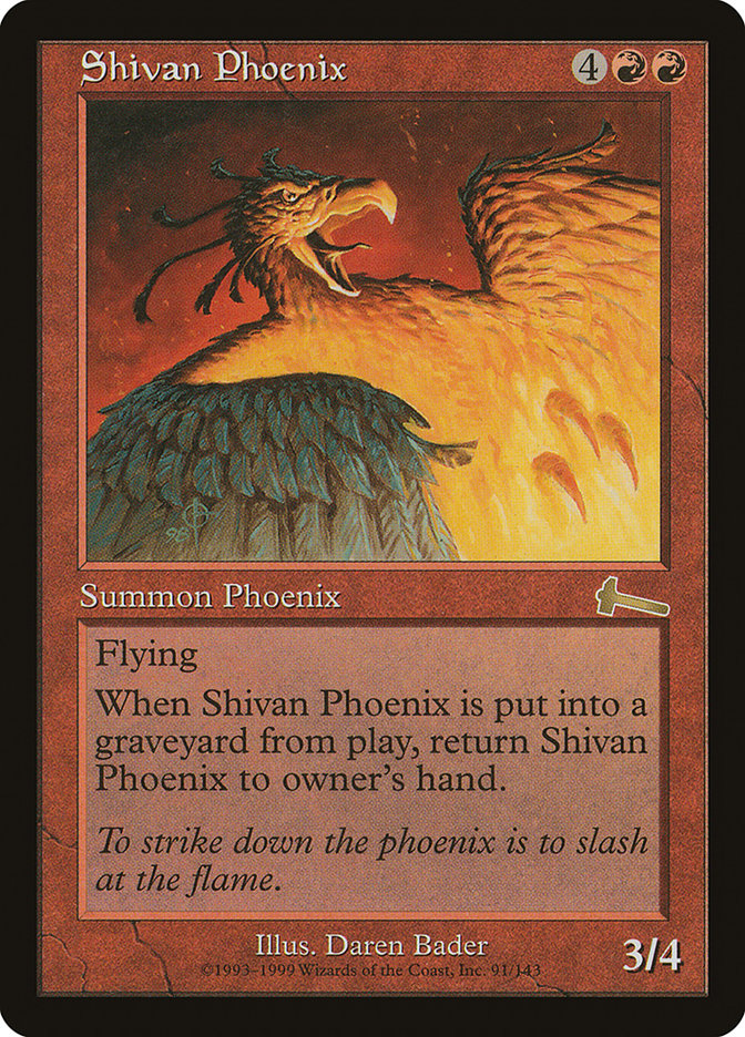 Shivan Phoenix [Urza's Legacy] | Total Play