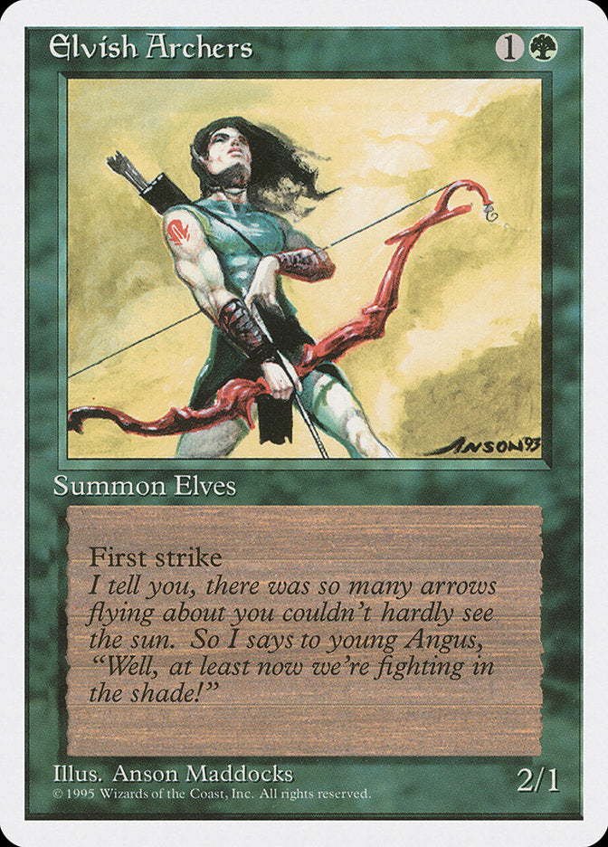 Elvish Archers [Fourth Edition] | Total Play