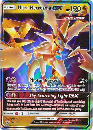 Ultra Necrozma GX (SM126) (Jumbo Card) [Sun & Moon: Black Star Promos] | Total Play