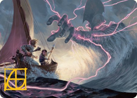 Hall of Storm Giants Art Card (Gold-Stamped Signature) [Dungeons & Dragons: Adventures in the Forgotten Realms Art Series] | Total Play