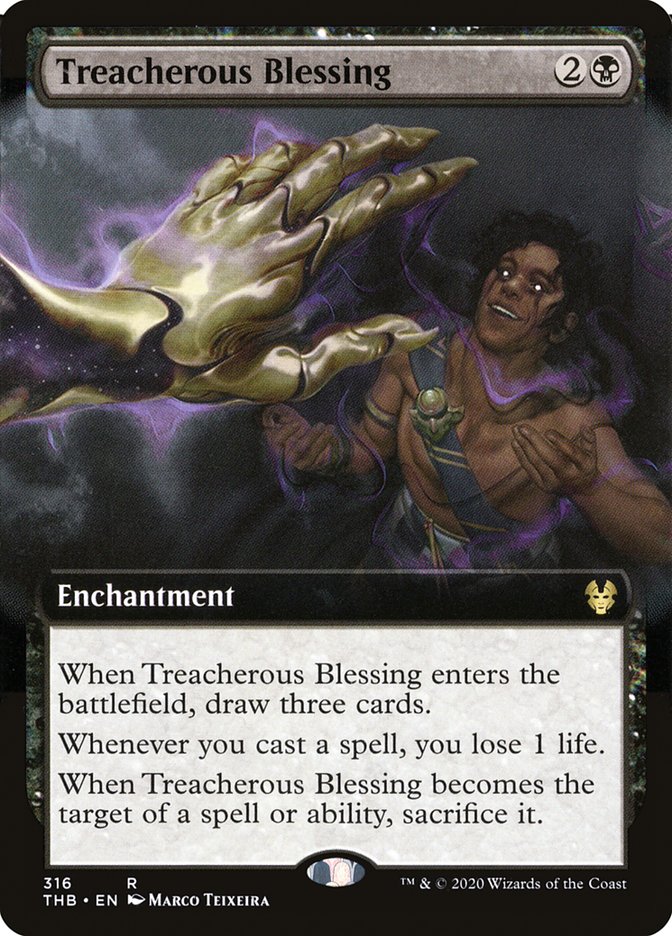 Treacherous Blessing (Extended Art) [Theros Beyond Death] | Total Play