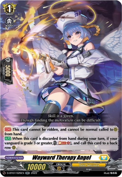 Wayward Therapy Angel (D-BT07/026EN) [Raging Flames Against Emerald Storm] | Total Play