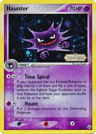 Haunter (35/92) (Stamped) [EX: Legend Maker] | Total Play