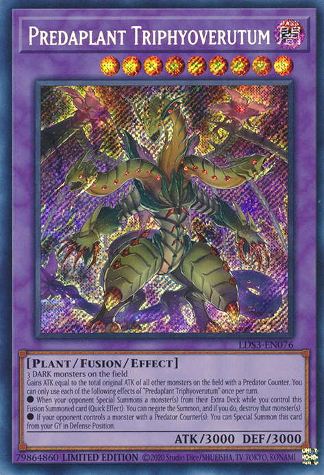 Predaplant Triphyoverutum [LDS3-EN076] Secret Rare | Total Play