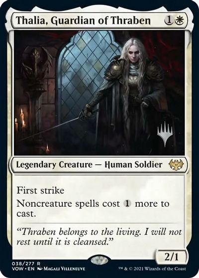 Thalia, Guardian of Thraben (Promo Pack) [Innistrad: Crimson Vow Promos] | Total Play