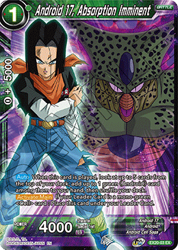 Android 17, Absorption Imminent (EX20-03) [Ultimate Deck 2022] | Total Play