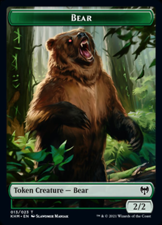Bear Token [Kaldheim Tokens] | Total Play