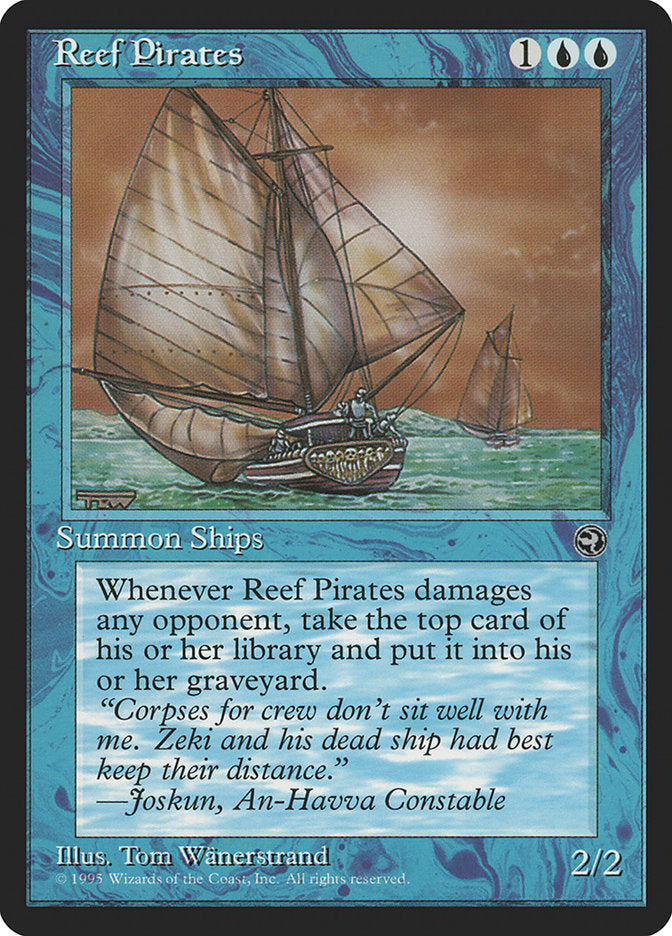 Reef Pirates (Joskun Flavor Text) [Homelands] | Total Play