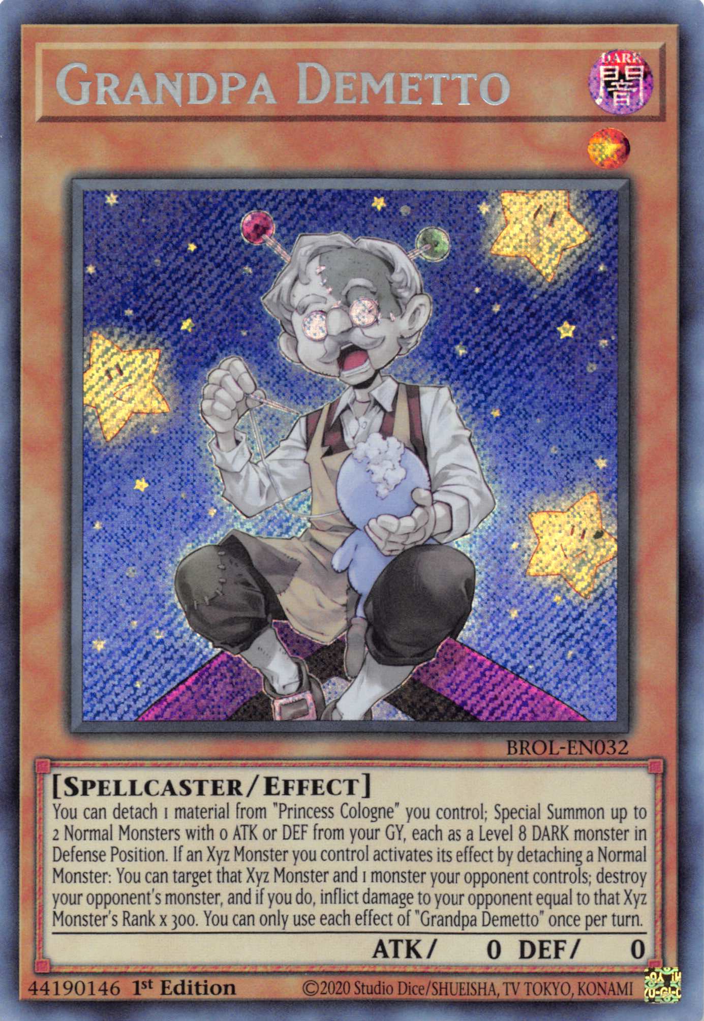 Grandpa Demetto [BROL-EN032] Secret Rare | Total Play