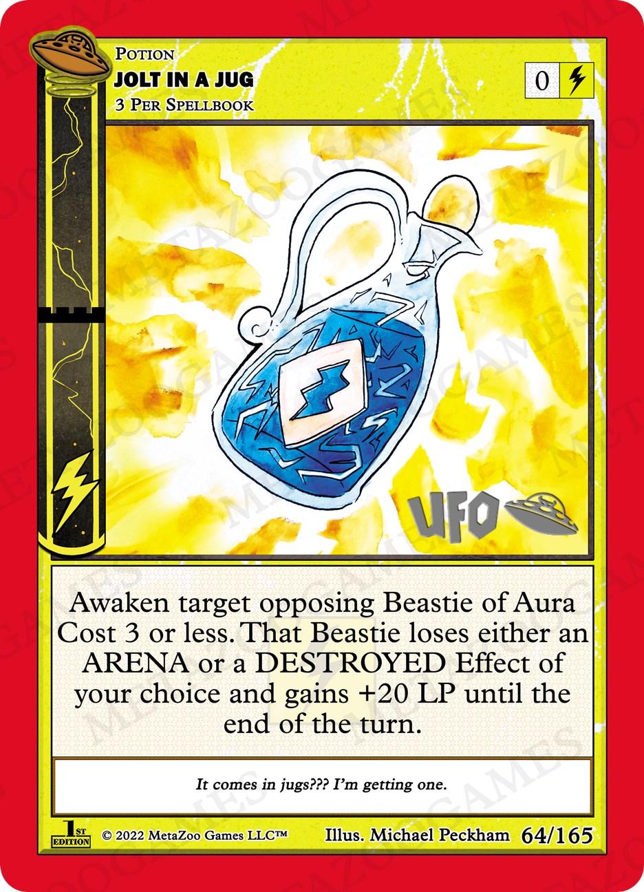 Jolt In a Jug [Cryptid Nation: UFO First Edition Spoiler Pack] | Total Play