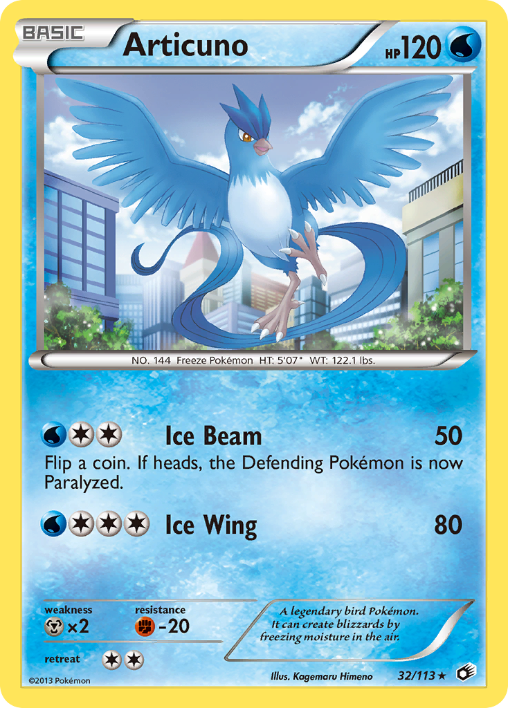 Articuno (32/113) [Black & White: Legendary Treasures] | Total Play