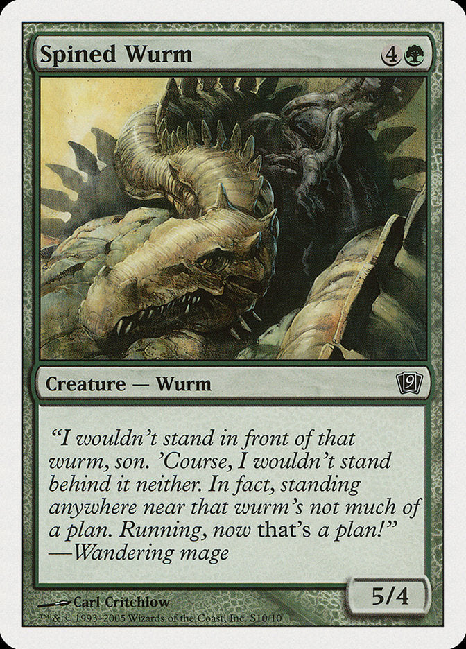 Spined Wurm [Ninth Edition] | Total Play