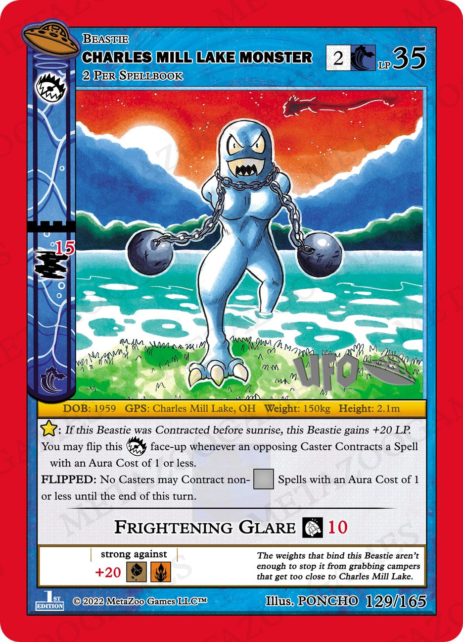 Charles Mill Lake Monster [Cryptid Nation: UFO First Edition Spoiler Pack] | Total Play