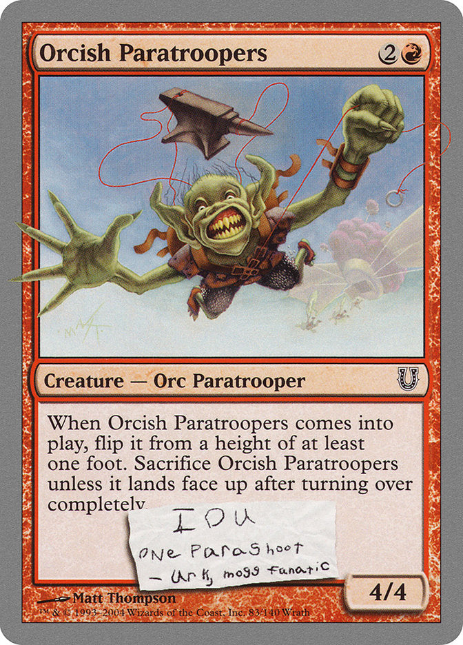 Orcish Paratroopers [Unhinged] | Total Play