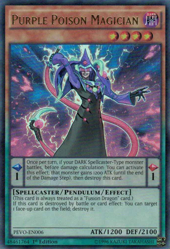 Purple Poison Magician [PEVO-EN006] Ultra Rare | Total Play