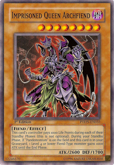 Imprisoned Queen Archfiend [PTDN-EN032] Common | Total Play