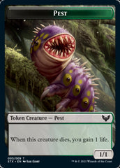 Food // Pest Double-Sided Token [Commander 2021 Tokens] | Total Play