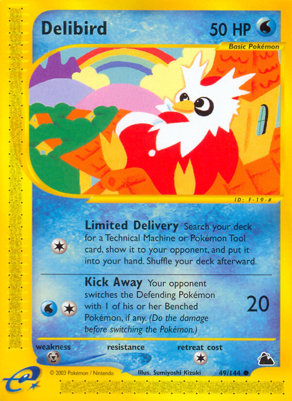 Delibird (49/144) [Skyridge] | Total Play