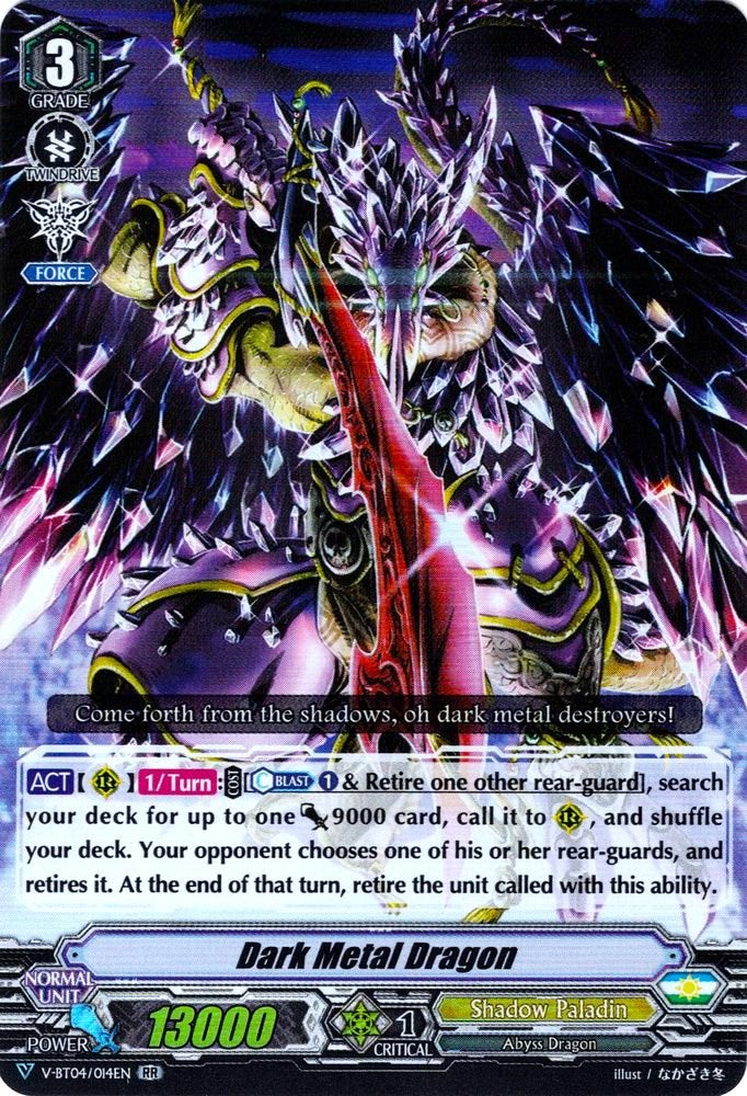 Dark Metal Dragon (V-BT04/014EN) [Vilest! Deletor] | Total Play
