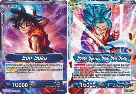 Son Goku // Super Saiyan Blue Son Goku (BT1-030) [Galactic Battle] | Total Play