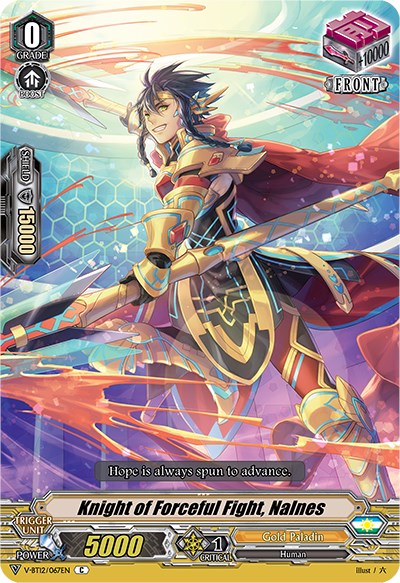 Knight of Forceful Fight, Nalnes (V-BT12/067EN) [Divine Lightning Radiance] | Total Play