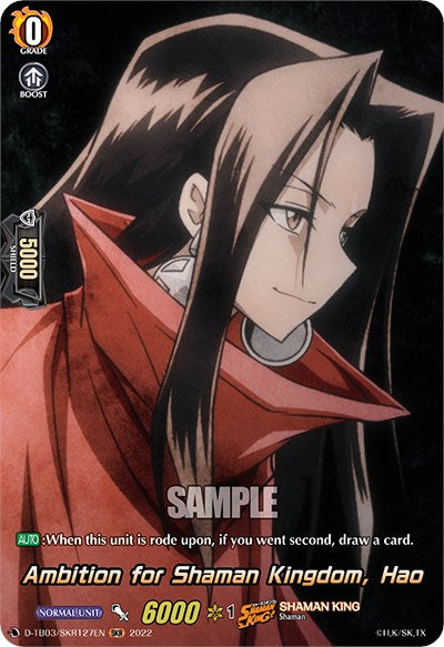 Ambition for Shaman Kingdom, Hao (D-TB03/SKR127EN) [Shaman King] | Total Play
