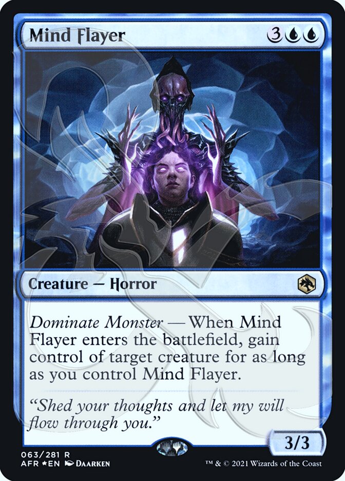 Mind Flayer (Ampersand Promo) [Dungeons & Dragons: Adventures in the Forgotten Realms Promos] | Total Play