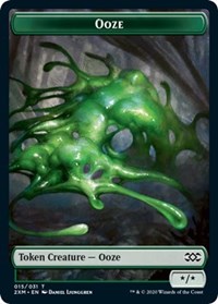 Ooze // Wurm (029) Double-Sided Token [Double Masters Tokens] | Total Play