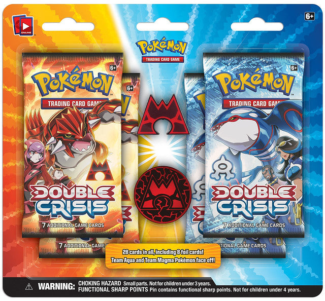 Double Crisis - Collector's Pin 4-Pack Blister (Team Magma) | Total Play