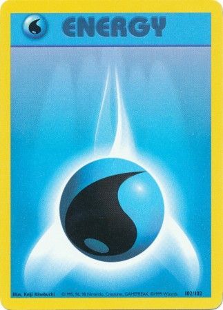 Water Energy (102/102) [Base Set Unlimited] | Total Play