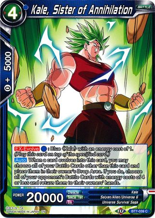 Kale, Sister of Annihilation (BT7-039) [Assault of the Saiyans] | Total Play