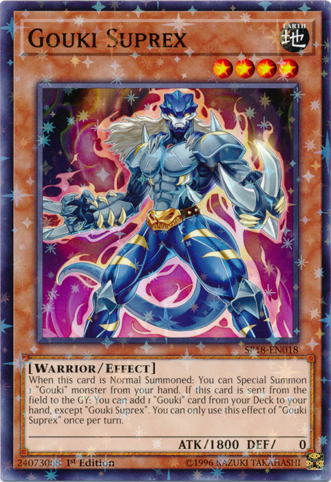 Gouki Suprex [SP18-EN018] Starfoil Rare | Total Play