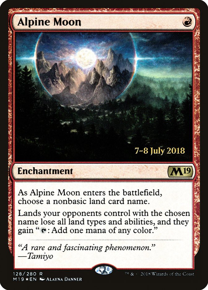 Alpine Moon [Core Set 2019 Prerelease Promos] | Total Play