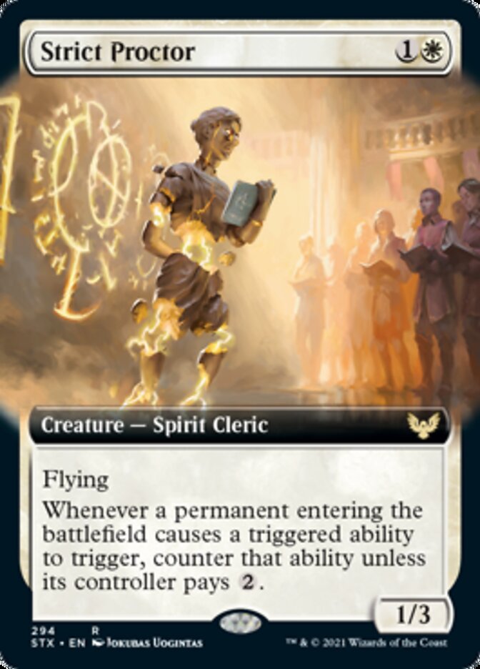 Strict Proctor (Extended Art) [Strixhaven: School of Mages] | Total Play